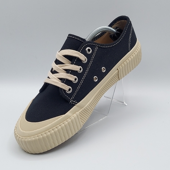 Guffy The Spicewood Black Low Top Cap Toe Canvas Sneaker Shoes Women's US 8.5 - Picture 2 of 14